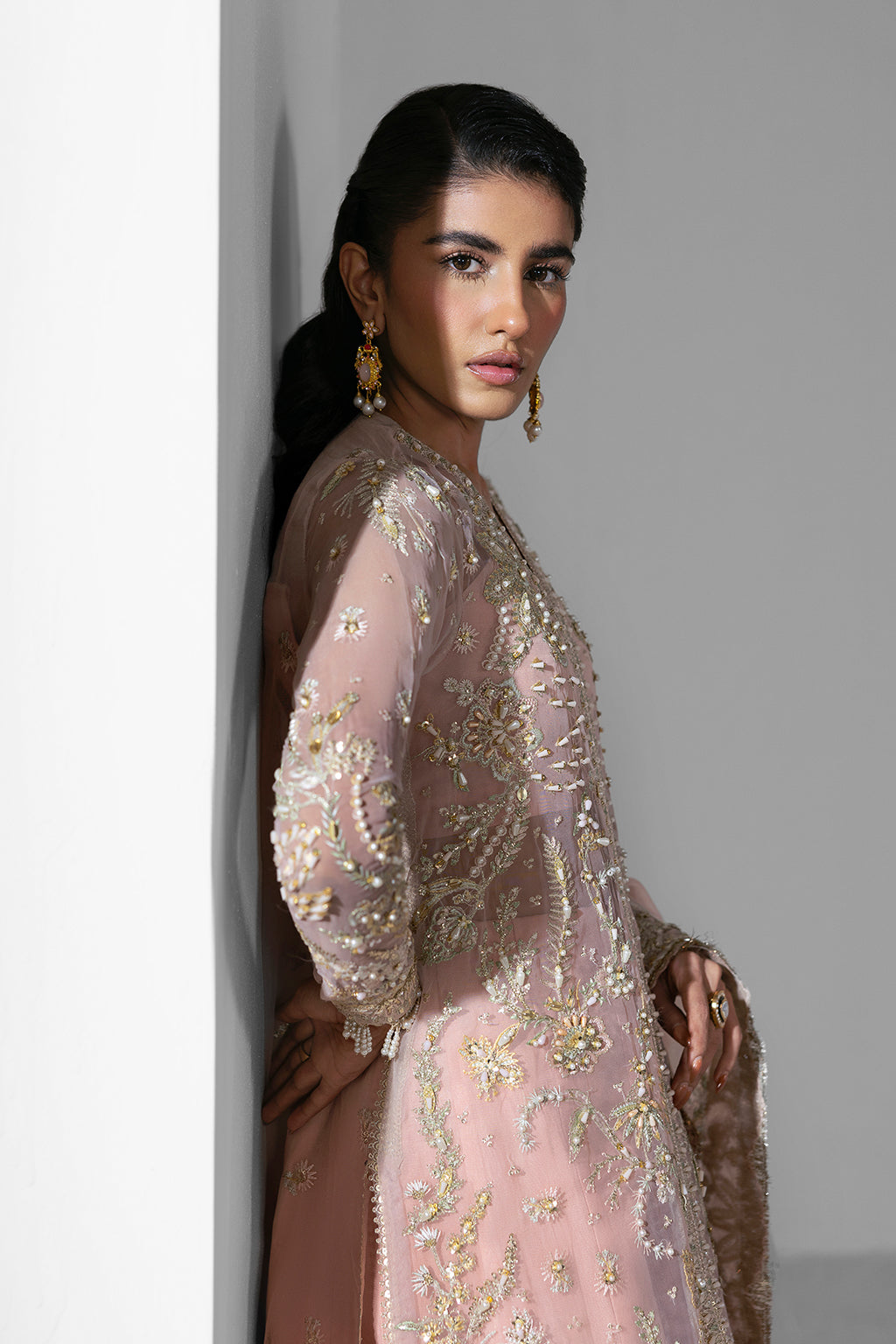 Aura Zarposh Jahanara – Embroidered Organza Unstitched 3 Piece Festive Suit