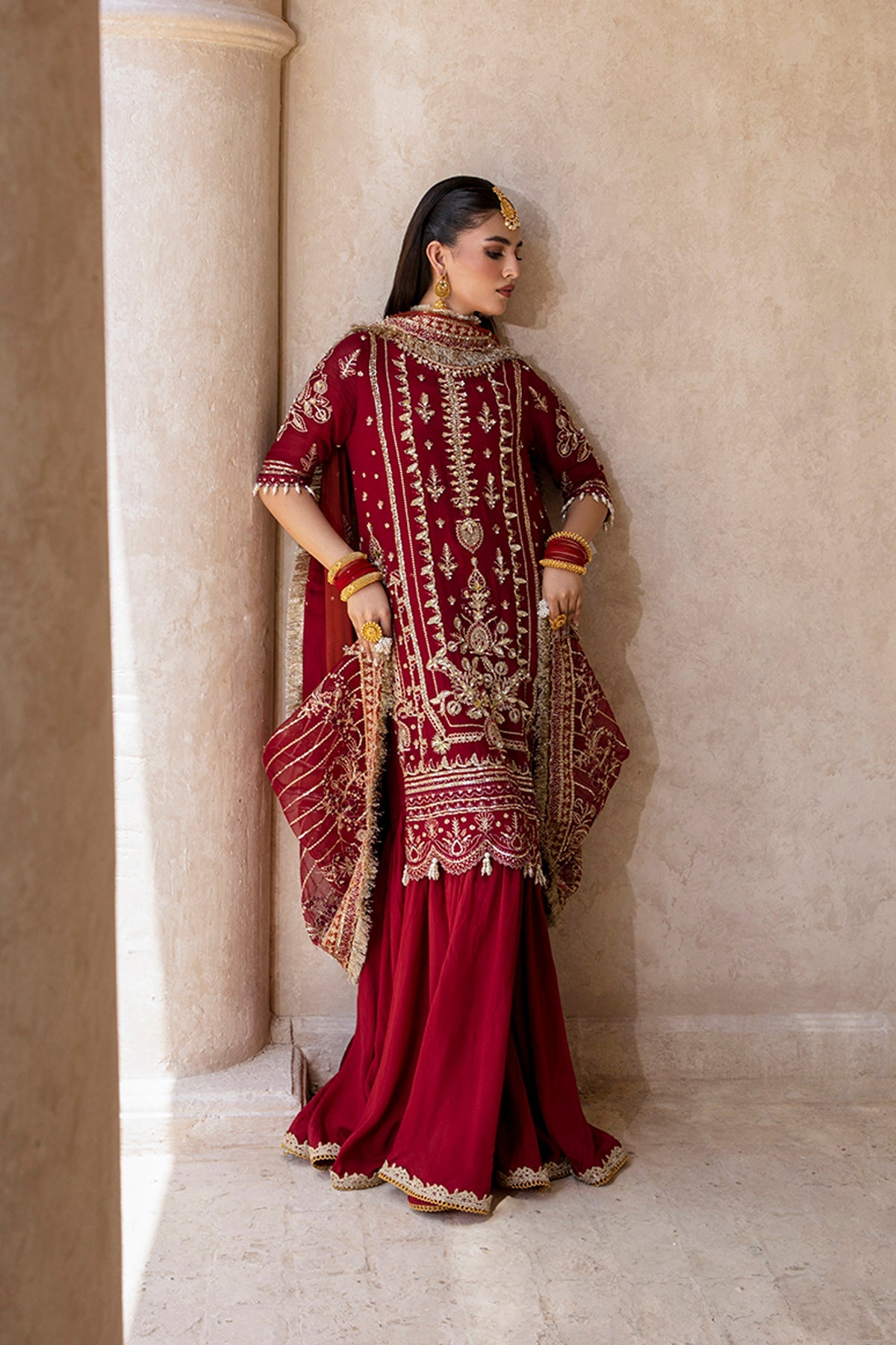 ROSHAN Zarposh Jahanara Embroidered Unstitched 3 Piece Festive Suit