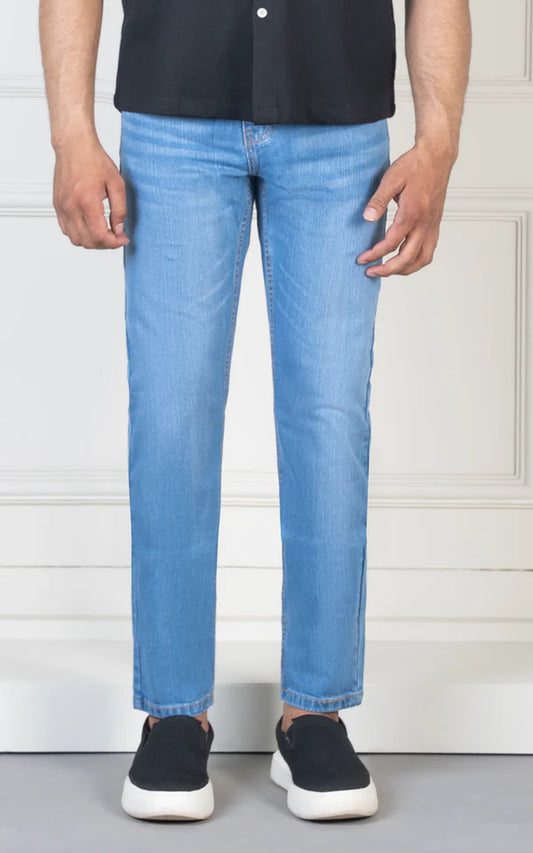 STRAIGHT FIT JEANS LIGHT BLUE