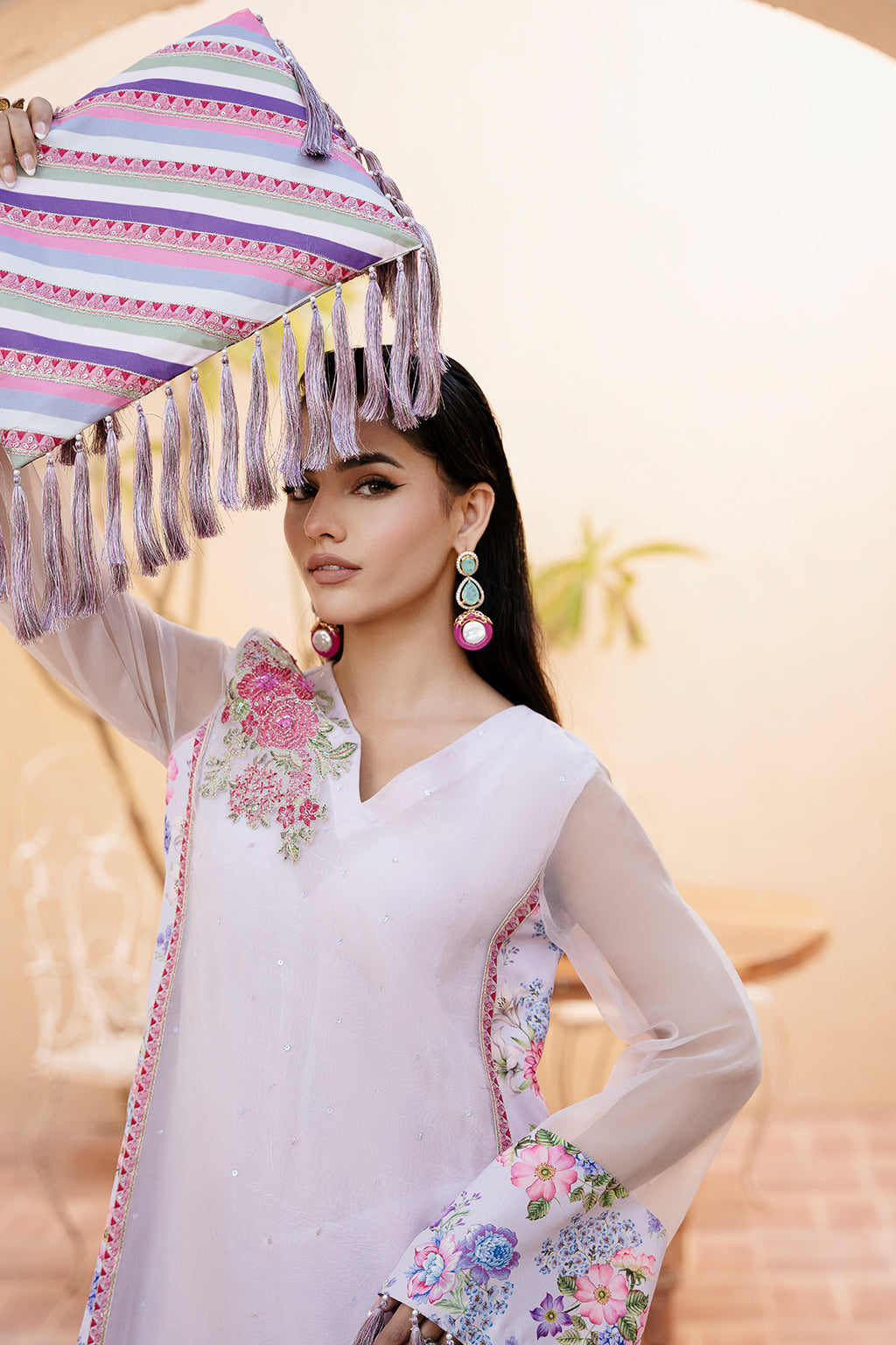 Samara Zarposh Jahanara Embroidered Stitched 3 Piece Festive Suit