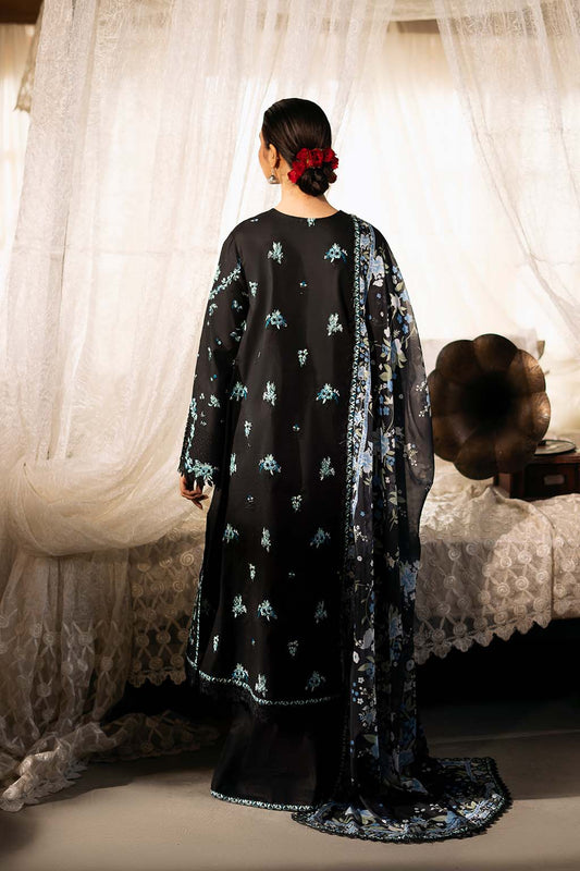 Mahzadi Zarposh Jahanara Embroidered Unstitched 3 Piece Festive Lawn Suit with Silk Dupatta