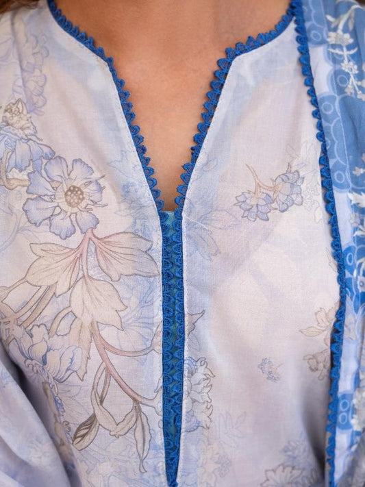 Safa iman printed lawn 3pc