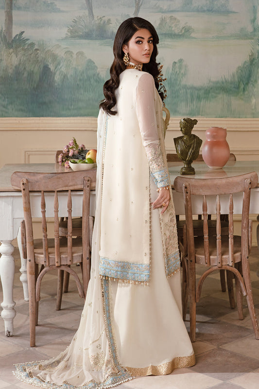 Shafaq Zarposh Jahanara Embroidered Unstitched 3 Piece Festive Suit