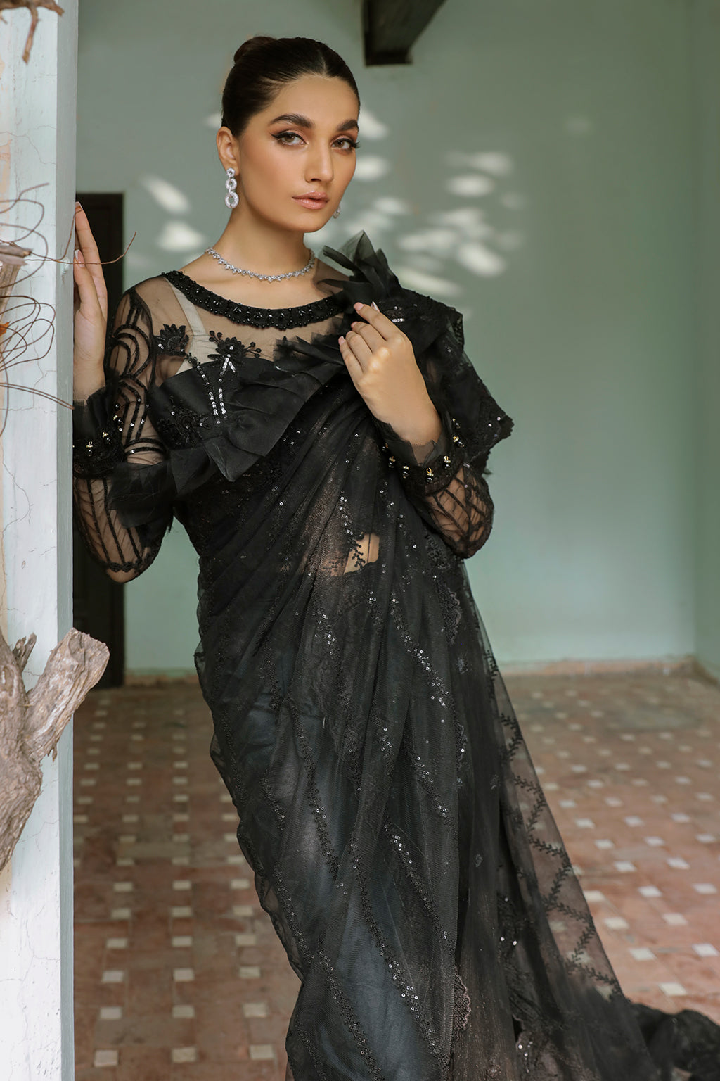 CANNA Zarposh Jahanara Embroidered Unstitched 3 Piece Festive Suit