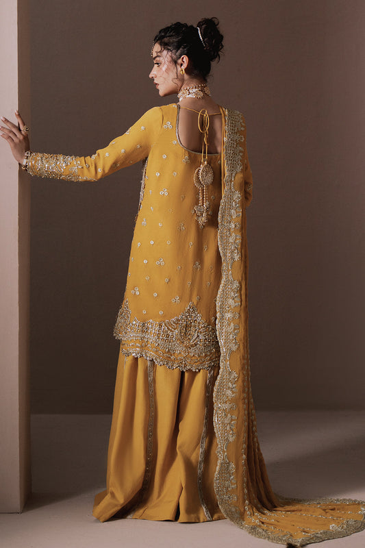 Dhanak Zarposh Jahanara Embroidered Unstitched 3 Piece Festive Suit