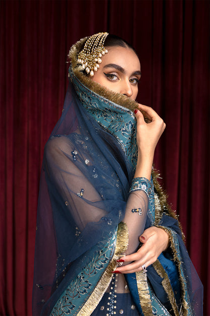 AZRIA Zarposh Jahanara Embroidered Unstitched 3 Piece Festive Suit