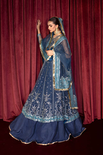 AZRIA Zarposh Jahanara Embroidered Unstitched 3 Piece Festive Suit