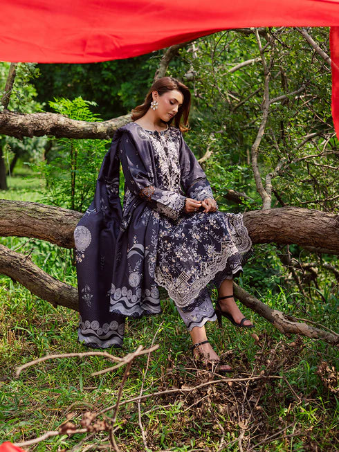 Parishay Embroidered Winter Rang e Sarma Luxury 3pc