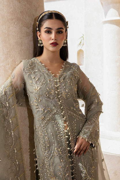 MUSHK Zarposh Jahanara Embroidered Unstitched 3 Piece Festive Suit