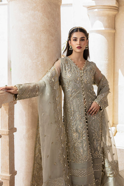 MUSHK Zarposh Jahanara Embroidered Unstitched 3 Piece Festive Suit