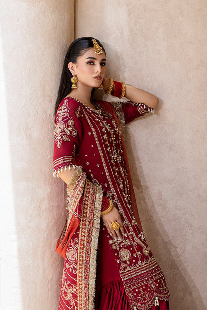ROSHAN Zarposh Jahanara Embroidered Unstitched 3 Piece Festive Suit