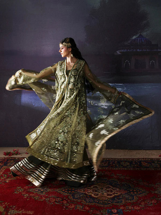 Mahnur Embroidered Luxury 3pc