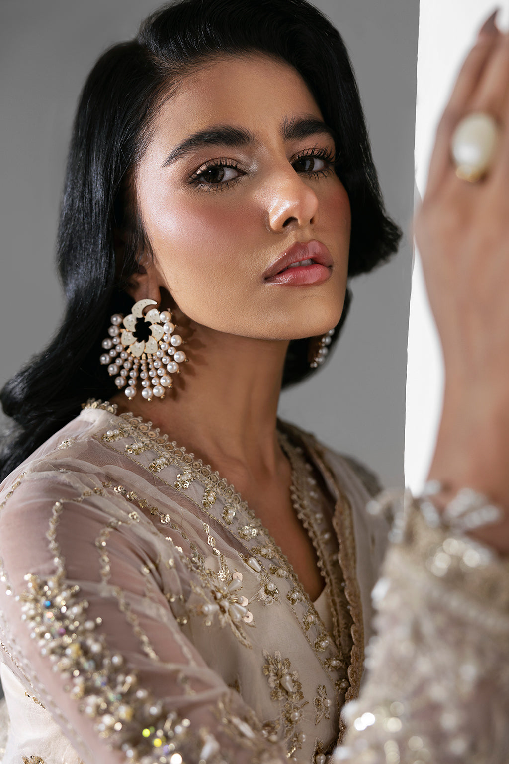 Eclipse Zarposh Jahanara – Embroidered Organza Unstitched 3 Piece Festive Suit