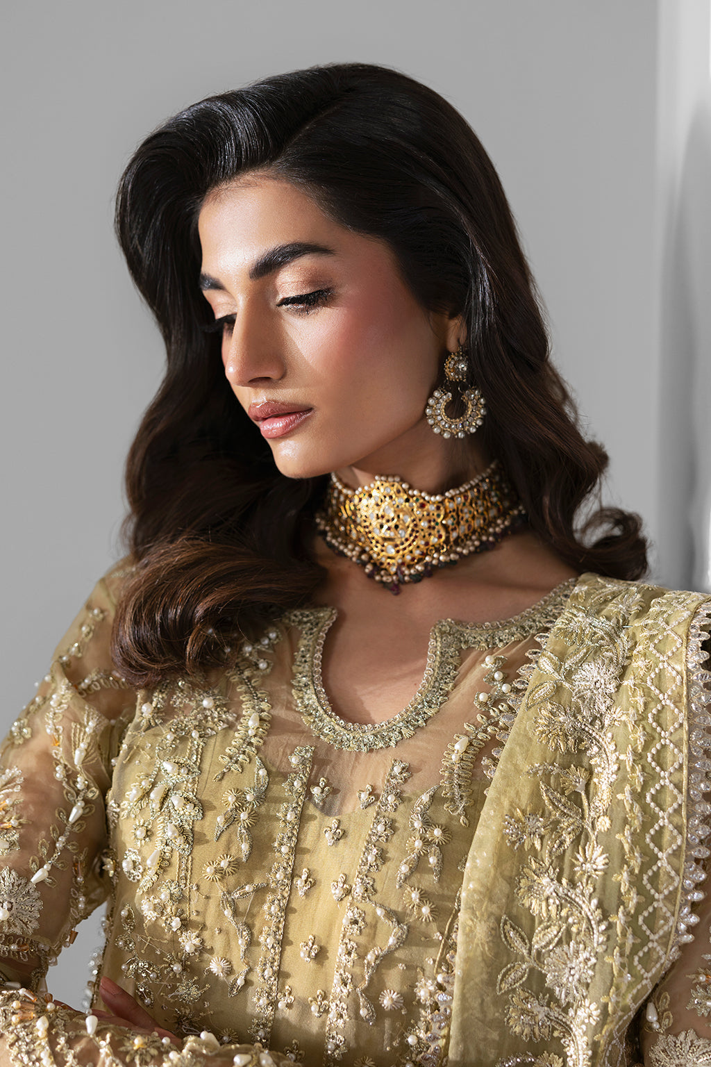 Elixir Zarposh Jahanara – Embroidered Organza Unstitched 3 Piece Festive Suit