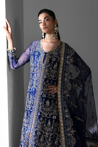 Orchid Zarposh Jahanara – Embroidered Organza Unstitched 3 Piece Festive Suit