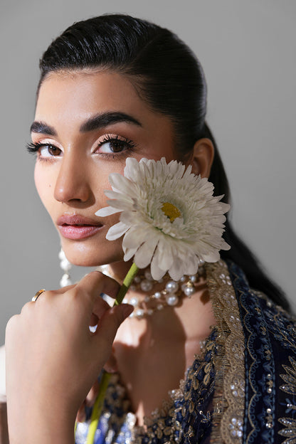 Orchid Zarposh Jahanara – Embroidered Organza Unstitched 3 Piece Festive Suit