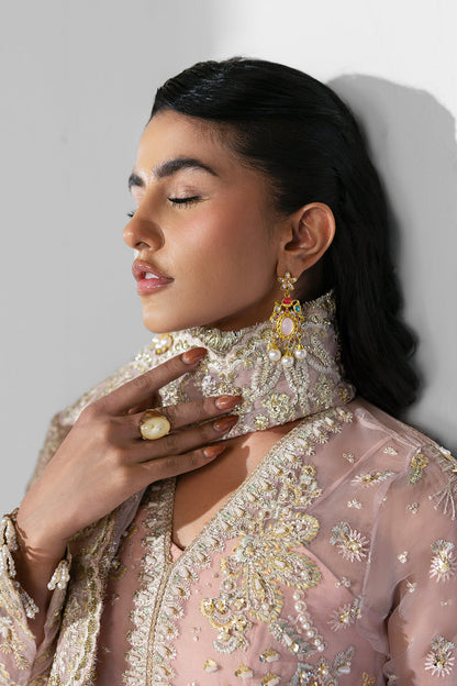 Aura Zarposh Jahanara – Embroidered Organza Unstitched 3 Piece Festive Suit
