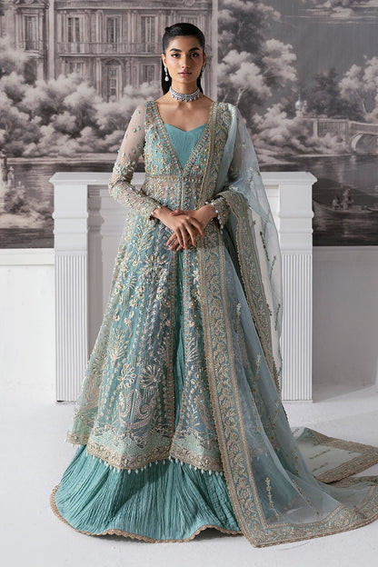 Velour Zarposh Jahanara – Embroidered Organza Unstitched 3 Piece Festive Suit