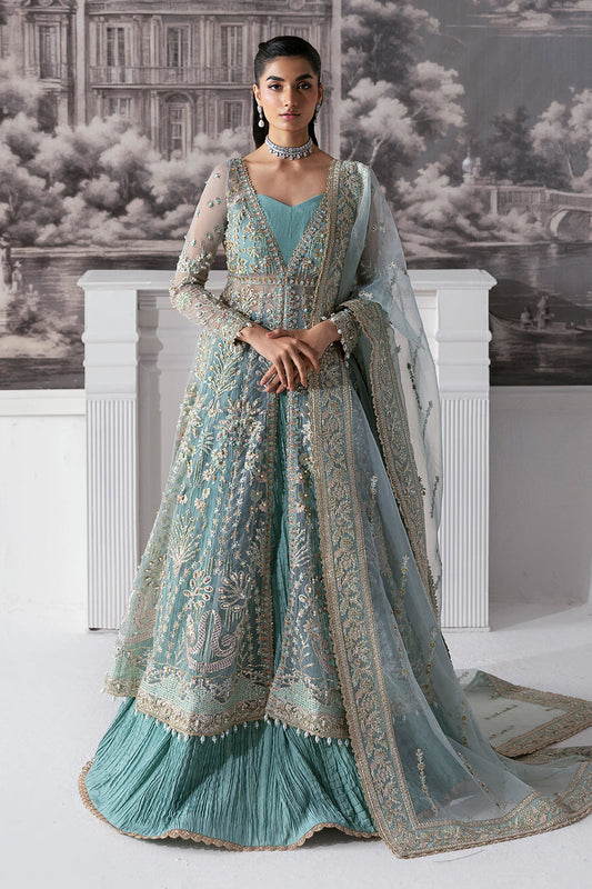 Velour Zarposh Jahanara – Embroidered Organza Unstitched 3 Piece Festive Suit