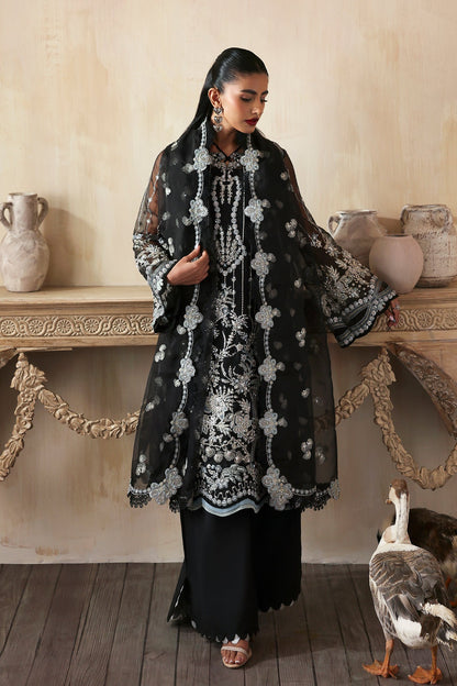 Ayzel Zarposh Jahanara Hand-Embellished Embroidered Unstitched 3 Piece Festive Organza Suit