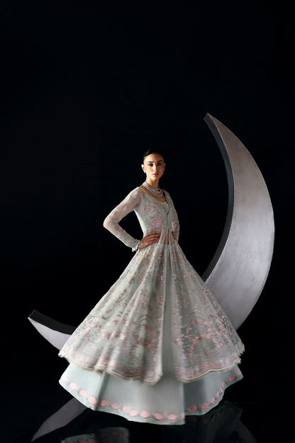 Verae Zarposh Jahanara Embroidered Unstitched 3 Piece Festive Chiffon Suit with Organza Dupatta