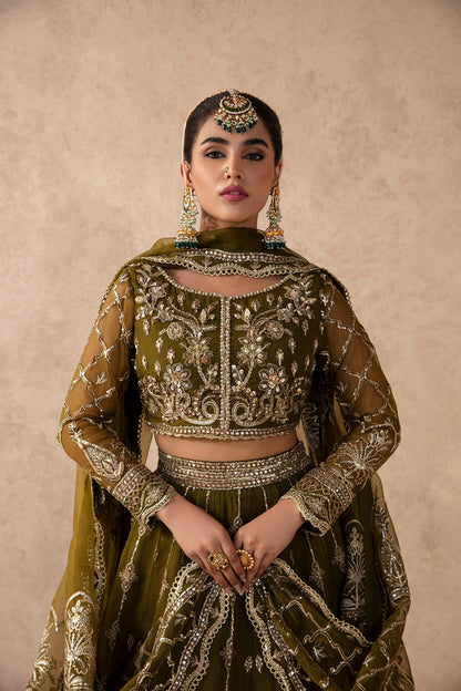 MAYA Zarposh Jahanara Embroidered Unstitched 3 Piece Festive Suit