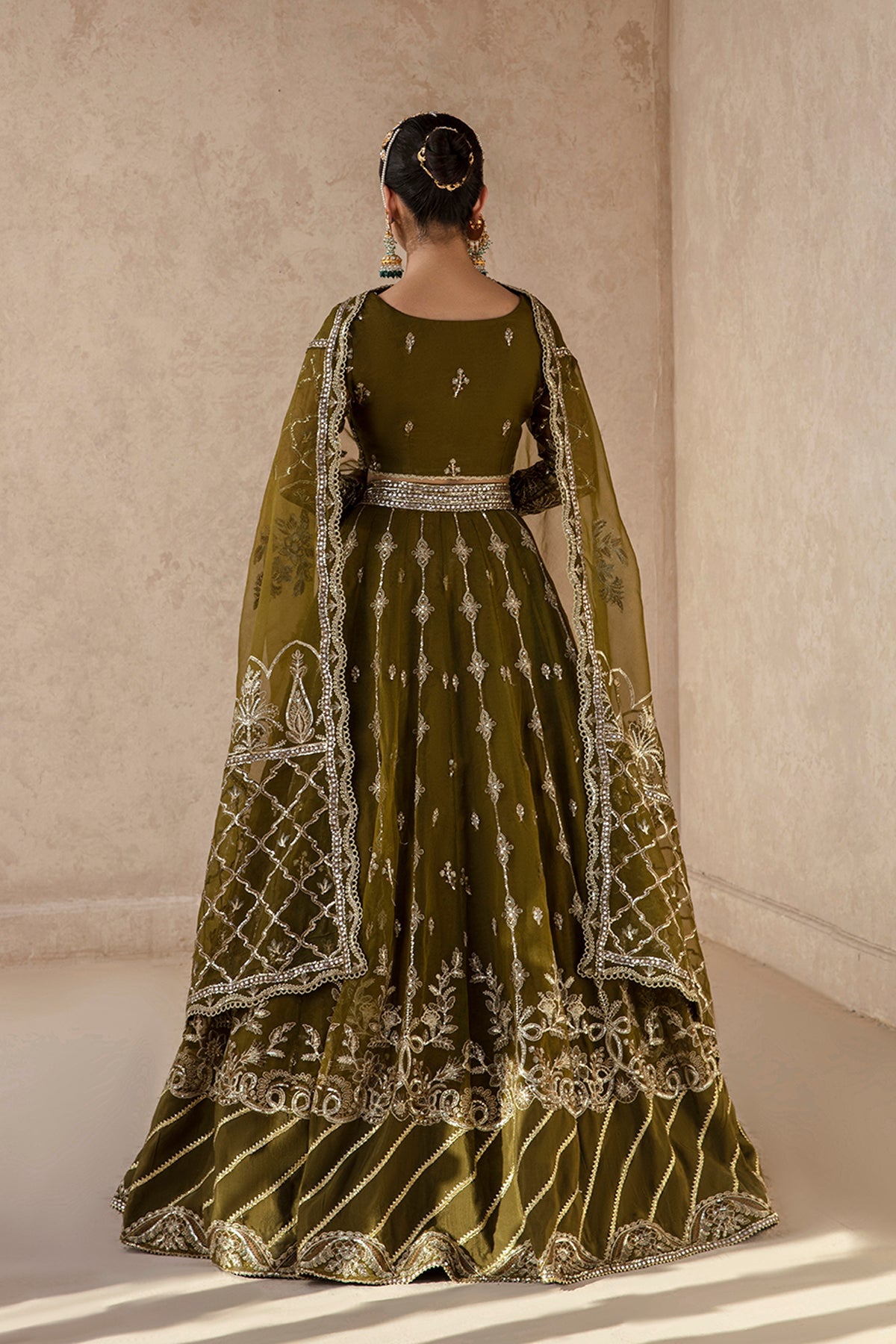 MAYA Zarposh Jahanara Embroidered Unstitched 3 Piece Festive Suit