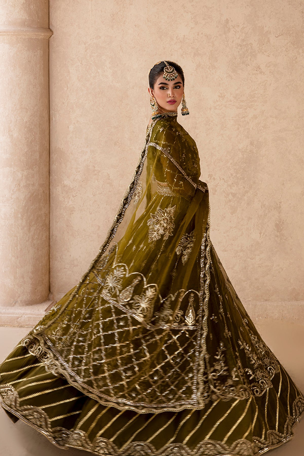 MAYA Zarposh Jahanara Embroidered Unstitched 3 Piece Festive Suit