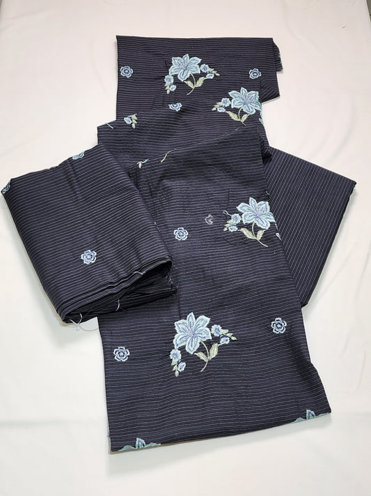 Designer Unstitched Embroidered ST Lawn 2pc