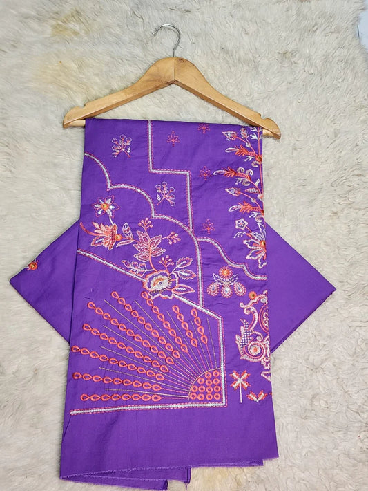 Designer Unstitched Embroidered ST Lawn 2pc