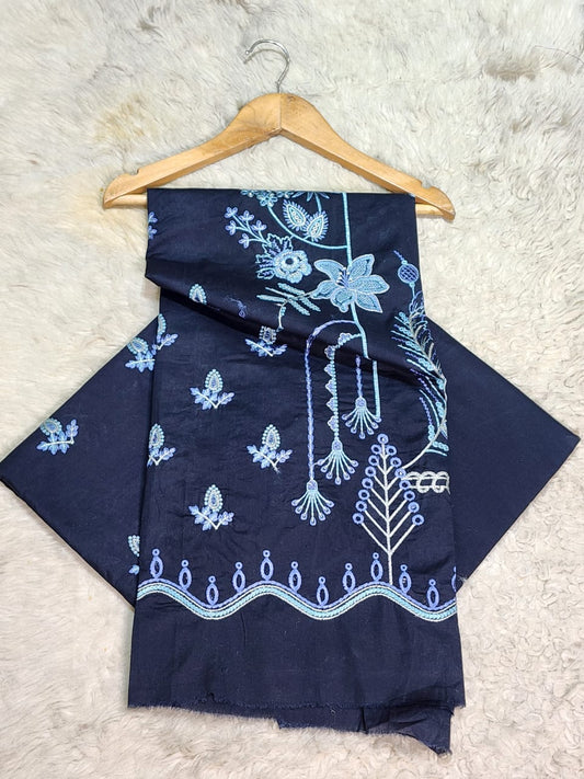 Designer Unstitched Embroidered ST Lawn 2pc