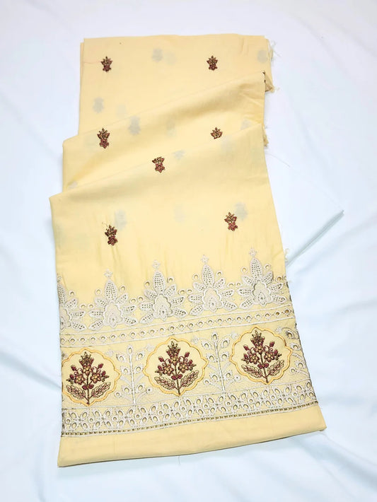 Designer Unstitched Embroidered ST Lawn 2pc