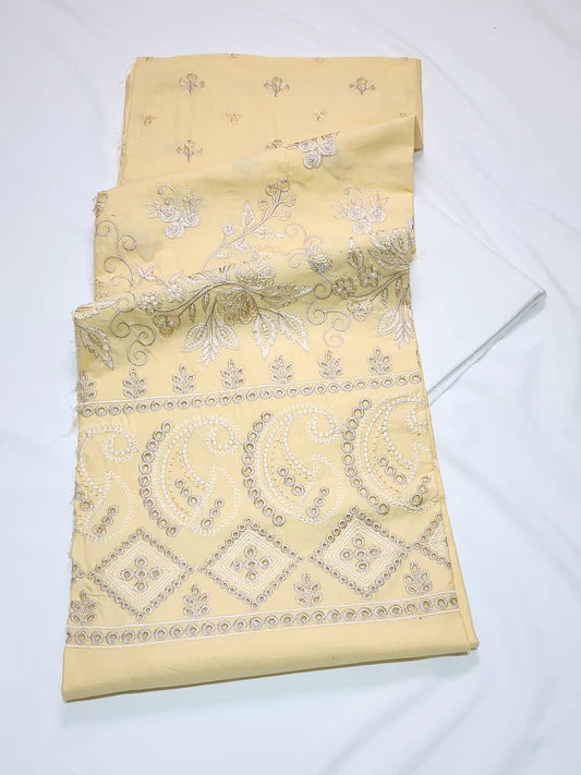 Designer Unstitched Embroidered ST Lawn 2pc