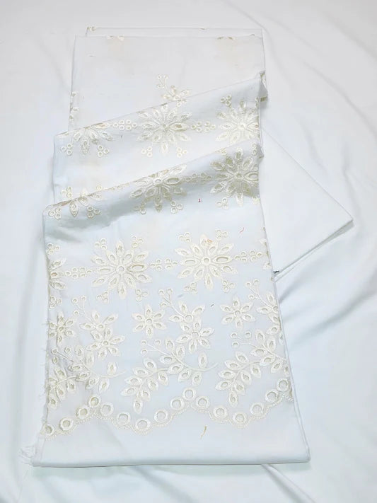 Designer Unstitched Embroidered ST Lawn 2pc