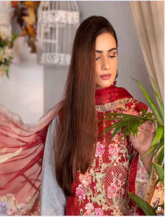 Safa iman printed lawn 3pc v,20