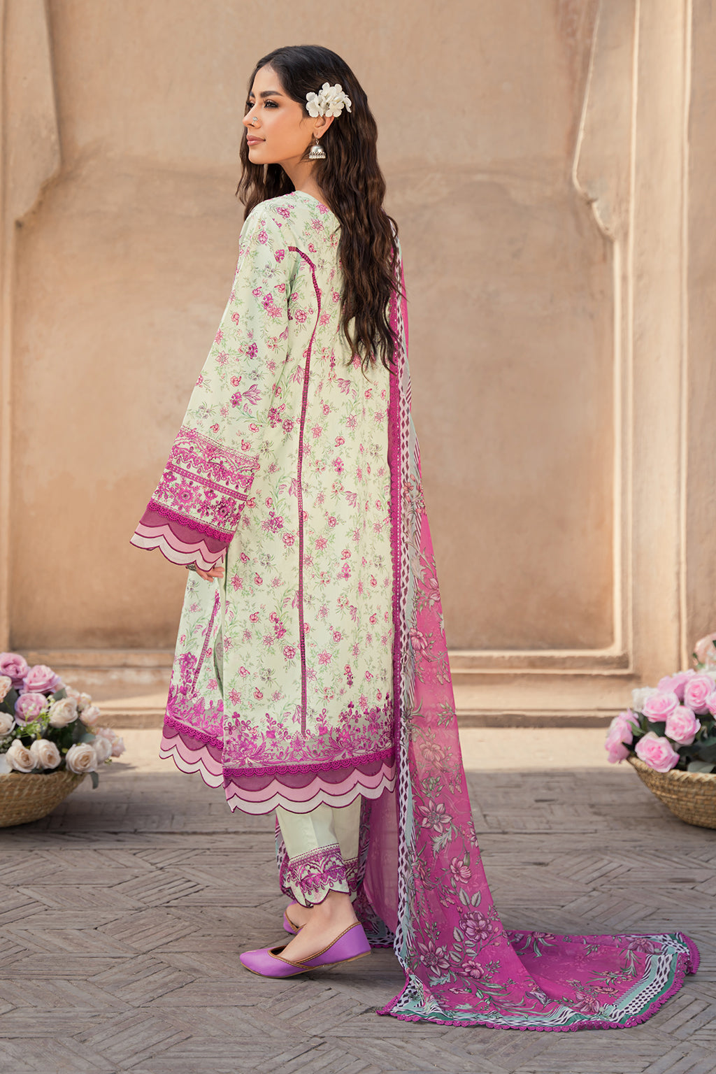 Rozalia Zarposh Jahanara Embroidered Unstitched 3 Piece Festive Suit