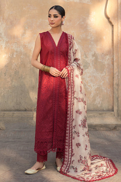 Saanjh Zarposh Jahanara Embroidered Unstitched 3 Piece Festive Suit