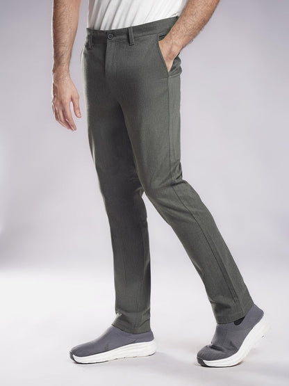 Green Straight Fit Chino Pant