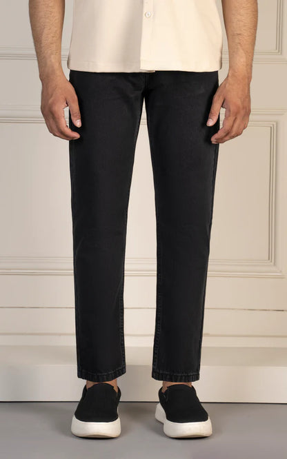 REGULAR TAPERED FIT JEAN DARK GREY