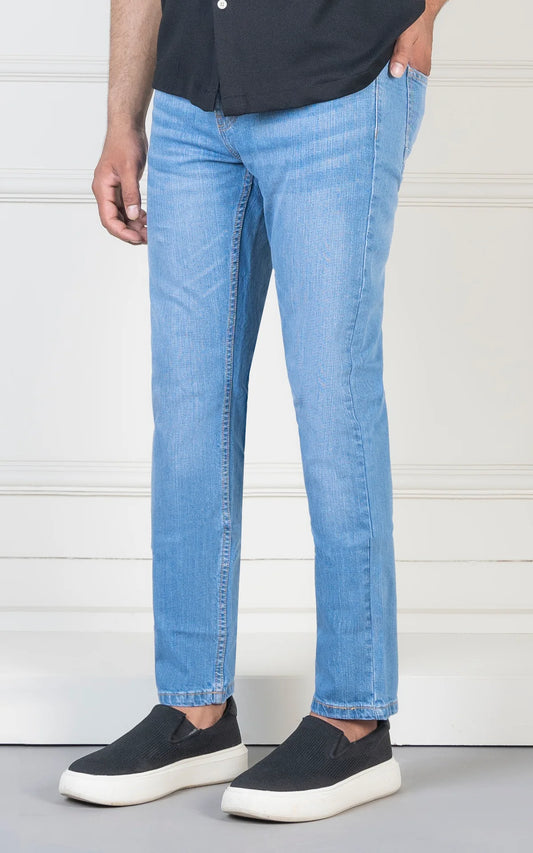 STRAIGHT FIT JEANS LIGHT BLUE