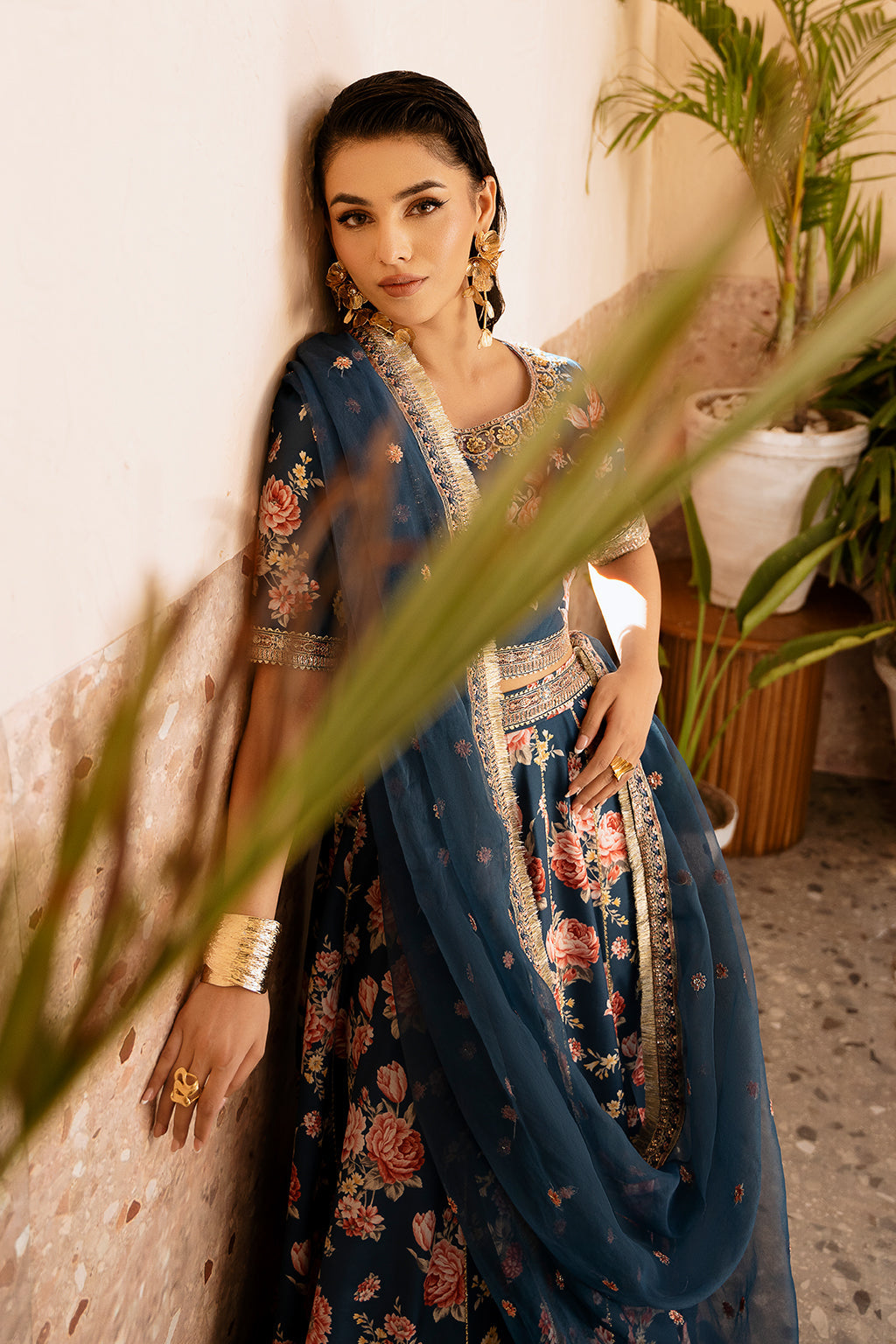 Charmeuse Zarposh Jahanara Embroidered Stitched 3 Piece Festive Suit