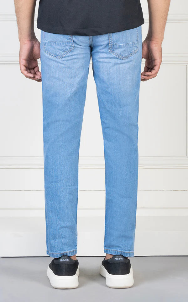 STRAIGHT FIT JEANS LIGHT BLUE