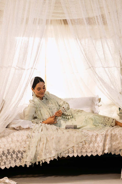 Zarina Zarposh Jahanara Embroidered Unstitched 3 Piece Festive Lawn Suit with Chiffon Dupatta