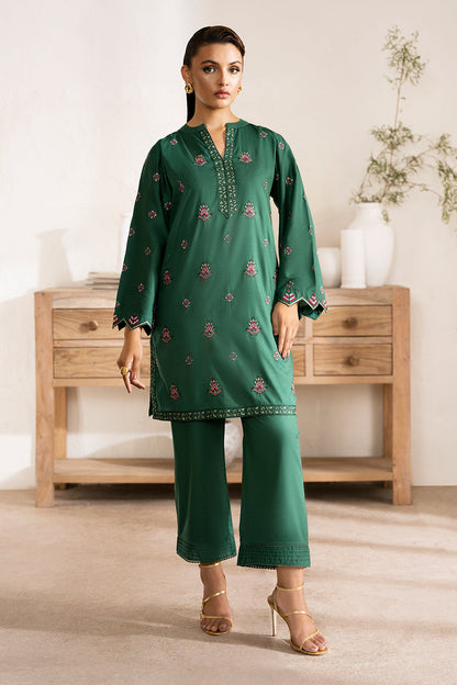 Jade Zarposh Jahanara Embroidered Stitched 2 Piece Festive Suit – Cotton Shirt & Trouser