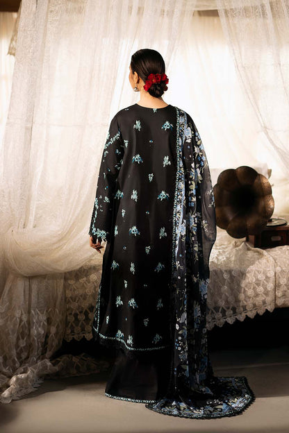 Mahzadi Zarposh Jahanara Embroidered Unstitched 3 Piece Festive Lawn Suit with Silk Dupatta