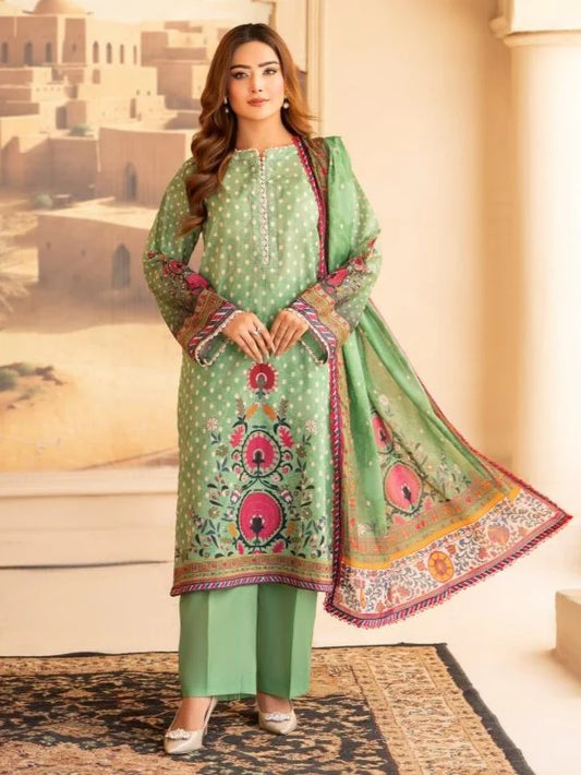 Safa iman printed lawn 3pc