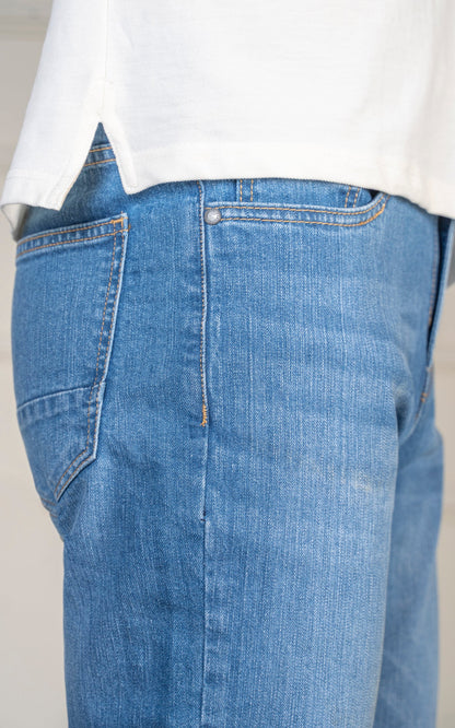 REGULAR STRAIGHT FIT JEAN MID BLUE