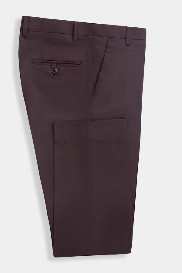 Smart Fit Dark Brown Dress Pant