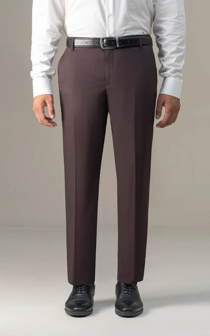 Smart Fit Dark Brown Dress Pant