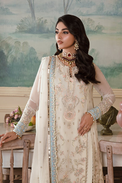 Shafaq Zarposh Jahanara Embroidered Unstitched 3 Piece Festive Suit